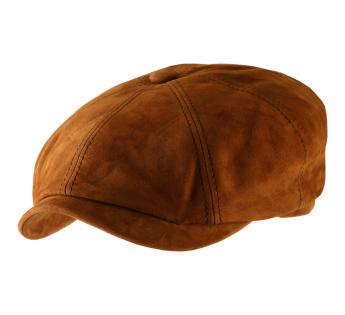 Casquette cuir Stetson Hatteras Goat Suede