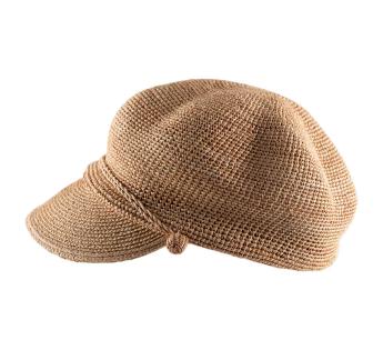 Gavroche paille BEA RAPHIA CROCHET