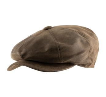 Casquette gavroche imperméable Concezio Wax